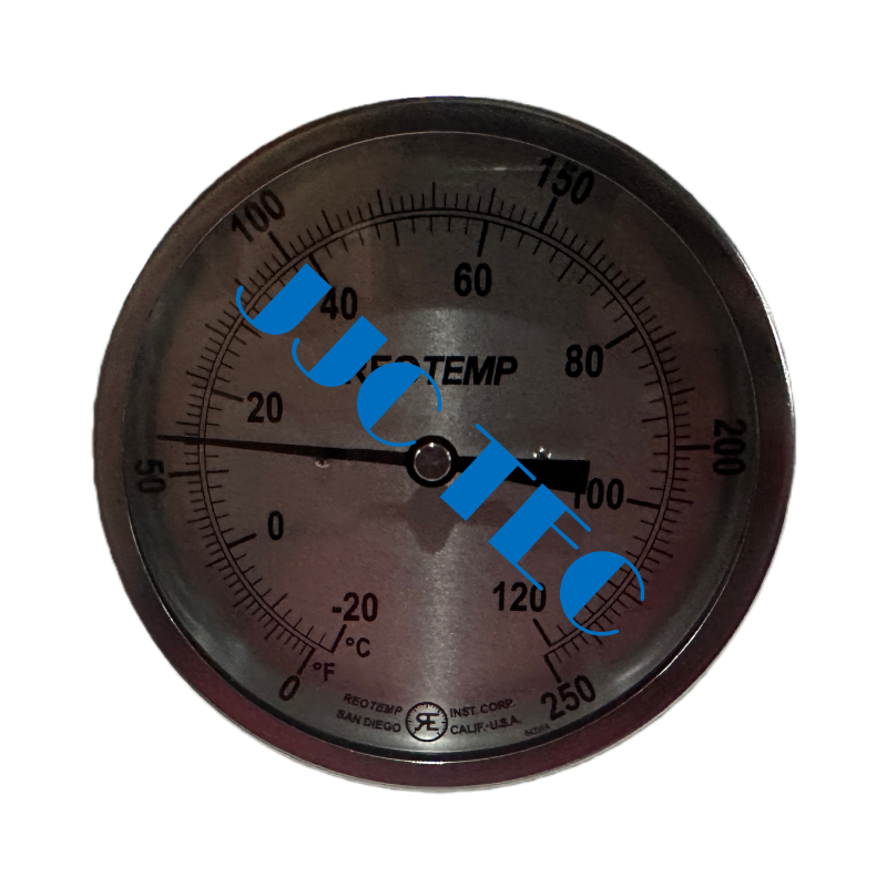مقياس، درجة الحرارة. REOTEMP 0-250F SST 1/2' NPT، رقم مرجع OEM: 10568905-001، يستخدم لـ HPU، HE100Q-4-250VHP-800G